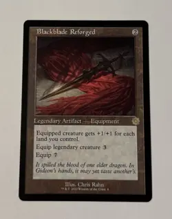 MTG Blackblade Reforged - Brother's War Retro Frame Artifacts LP - Image 1