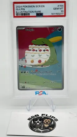 Pokemon TCG Gulpin #154/142 Stellar Crown PSA 10 Gem Mint - Image 1