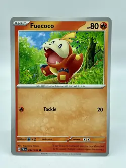 Fuecoco 034/193 Common Paldea Evolved Non-Holo Pokemon TCG Mint Unplayed - Image 1