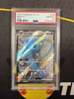 2025 Pokemon Chinese 151 Mew Ex SSR #188 PSA 10 - Image 1