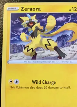 Zeraora 102/264 Rare Sword & Shield: Fusion Strike Pokemon TCG - Image 2