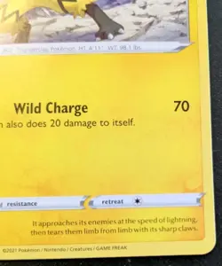 Zeraora 102/264 Rare Sword & Shield: Fusion Strike Pokemon TCG - Image 5