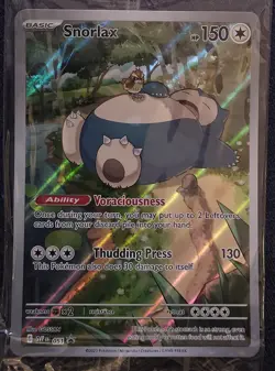 4X Pokemon TCG S&V 151 Snorlax Black Star Promo - NM - Sealed 2023 from ETB - Image 2