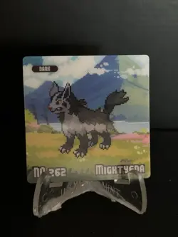 Pokemon Eif origin Gameboy Lenticular Poochyena/mightyena #KK - Image 2