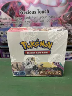 POKEMON TCG SWORD SHIELD SWSH PALDEA EVOLVED FACTORY SEALED 36 PACK BOOSTER BOX - Image 1