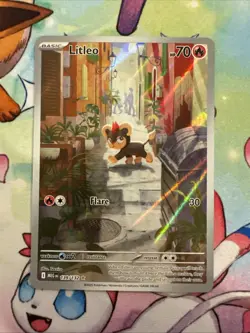 Litleo IR Illustration Rare 139/132 Mega Evolution English Pokemon TCG NM - Image 1