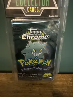 2000 Topps Chrome Pokemon Series 2 vintage FACTORY SEALED PACK Kickin Collector - Image 1