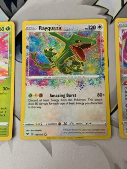 MINT ~ Rayquaza & More Amazing Rare Vivid Voltage Bundle Lot of 3 Pokemon TCG - Image 4