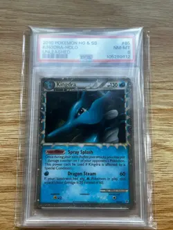 2010 POKEMON HEARTGOLD KINGDRA PRIME #85 ULTRA RARE PSA 8 NM-MINT #110495843 - Image 1