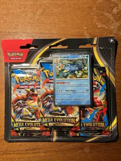 POKEMON MEGA EVOLUTIONS 3 PACK BLISTER BRAND NEW FACTORY SEALED TCG RARE GOLDUCK - Image 1