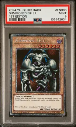 2024 YU-GI-OH! RA03-QUARTER CENTURY BONANZA 1ST ED #EN086 SUMMONED SKULL PSA 9 - Image 1