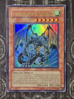 STRONG WIND DRAGON - Ultra Rare LP Light Play RGBT-EN003 - Image 1