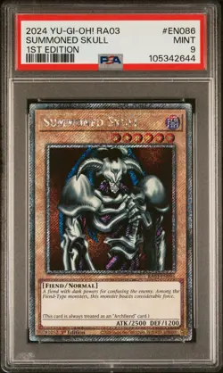 2024 YU-GI-OH! RA03-QUARTER CENTURY BONANZA 1ST ED #EN086 SUMMONED SKULL PSA 9 - Image 1