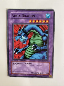 YuGiOh Aqua Dragon MDP2-EN013 (Common Fusion) LIMITED EDITION - Image 2