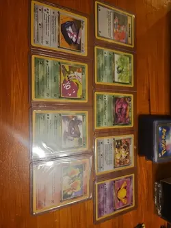 🔥🔥Pokemon TCG 1ST EDITION TEAM ROCKET OPENED PACK SLEEVED 9 CARD LOT 🔥🔥 - Image 1