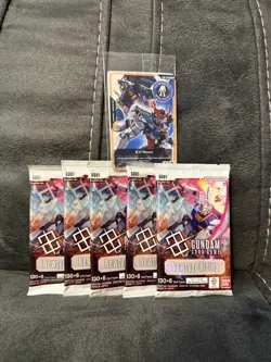 Gundam Card Game - Newtype Rising (GD01) - Booster Packs - Lot of 5- English - Image 1