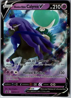 Shadow Rider Calyrex V SWSH131 Sword & Shield Promo - Pokemon Card - NM - Image 1