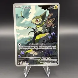 Pokemon TCG Axew 145/086 Illustration Rare NM Black Bolt SV New Near Mint Card - Image 1