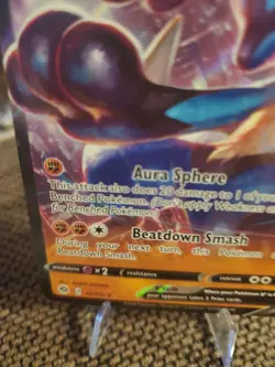 ULTRA RARE Lucario V 027/073 Champions Path - NM Full Art Holo Pokemon Card - Image 4