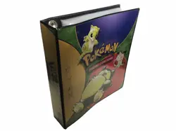 Vintage 1999 Pokemon Trading Card Wizards of the Coast Ultra Pro 3-Ring Binder - Image 1