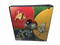 Vintage 1999 Pokemon Trading Card Wizards of the Coast Ultra Pro 3-Ring Binder - Image 3