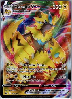 Zeraora VMAX 054/159 Crown Zenith - Pokemon Card - NM - Image 1