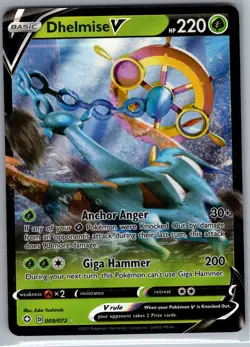 Dhelmise V 009/202 SWSH01: Sword & Shield Base Set - Pokemon Card - NM - Image 1