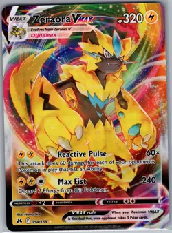 Zeraora VMAX 054/159 Crown Zenith - Pokemon Card - NM - Image 1