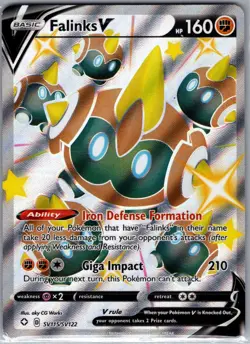 Falinks V SV115/SV122 Shining Fates: Shiny Vault - Pokemon Card - NM - Image 1