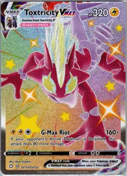 Toxtricity VMAX SV113/SV122 Shining Fates: Shiny Vault - Pokemon Card - NM - Image 1