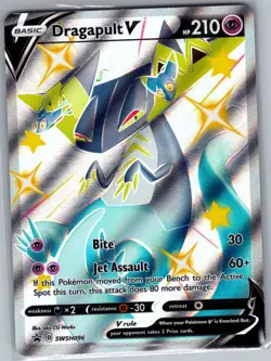 Dragapult V SWSH096 SWSH: Sword & Shield Promo Cards - Pokemon Card - NM - Image 1