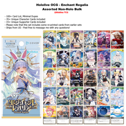 Hololive OCG (Japanese) - Enchant Regalia Assorted Non-Holo Bulk 100+ Card Lot - Image 1