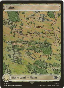Plains 273 Land MTG The Lord of the Rings Tales of Middle Earth NM/M - Image 1