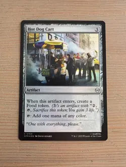 Hot Dog Cart - 164 - MTG: Spider-Man: Eternal-Legal - Common - FOIL - Image 1