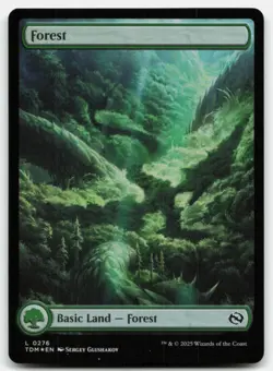 MTG Forest Foil (0276) L Tarkir: Dragonstorm 276 LP - Image 1