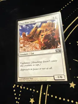 Guardian Lions 17/249 2013 M13 MTG Magic The Gathering - Image 1
