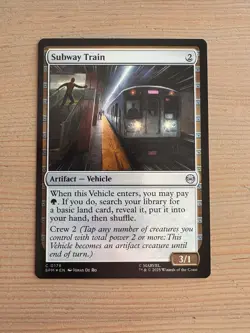 Subway Train - 178 - MTG: Spider-Man: Eternal-Legal - Common - FOIL - Image 1