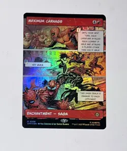 MTG - Maximum Carnage (Borderless Foil) - Marvel's Spiderman NM/M Condition - Image 1