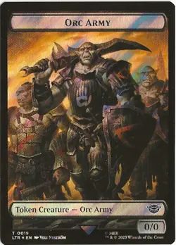 Orc Army Food 0019 024 Token MTG Lord of the Rings Tales of Middle Earth NM/MT - Image 1