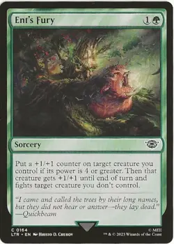 Ent's Fury 164 Common MTG Lord of the Rings Tales of Middle Earth NM/MT - Image 1