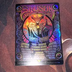 Sauron, The Dark Lord X1 Mtg Lord Of The Rings Nm Foil Borderless Poster - Image 1