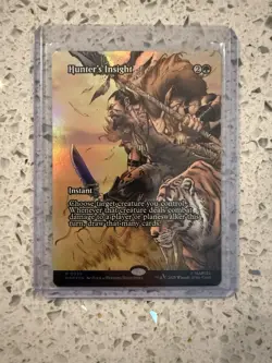 MTG Hunter's Insight (Borderless) #35 Marvel Universe Eternal-Legal Foil - Image 1