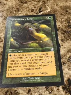 EVOLUTIONARY LEAP Magic MTG Time Spiral Remastered Timeshifted - Image 1