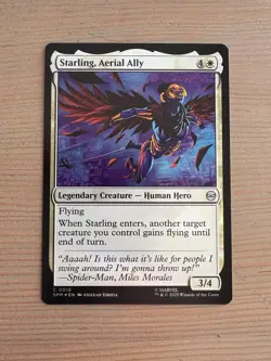 Starling, Aerial Ally - 18 - MTG: Spider-Man: Eternal-Legal - Common - FOIL - Image 1