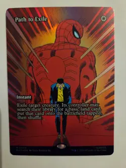 MTG Marvel's Spider-Man Path to Exile Borderless Foil #0004 - Image 1