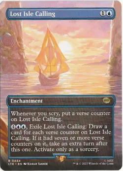 Lost Isle Calling 0444 Rare MTG Lord of the Rings Tales of Middle Earth NM/M - Image 1