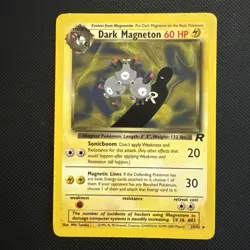 Dark Magneton 28/82 Team Rocket Rare Pokemon S138 - Image 1