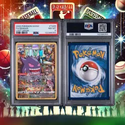 2022 POKEMON SWORD & SHIELD LOST ORIGIN #TG06 FULL ART/GENGAR PSA 8 - Image 1