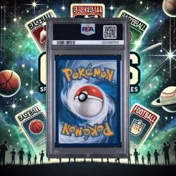 2022 POKEMON SWORD & SHIELD LOST ORIGIN #TG06 FULL ART/GENGAR PSA 8 - Image 3