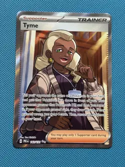 Tyme #143/131 Pokemon SV: Prismatic Evolutions Ultra Rare MINT - Image 1